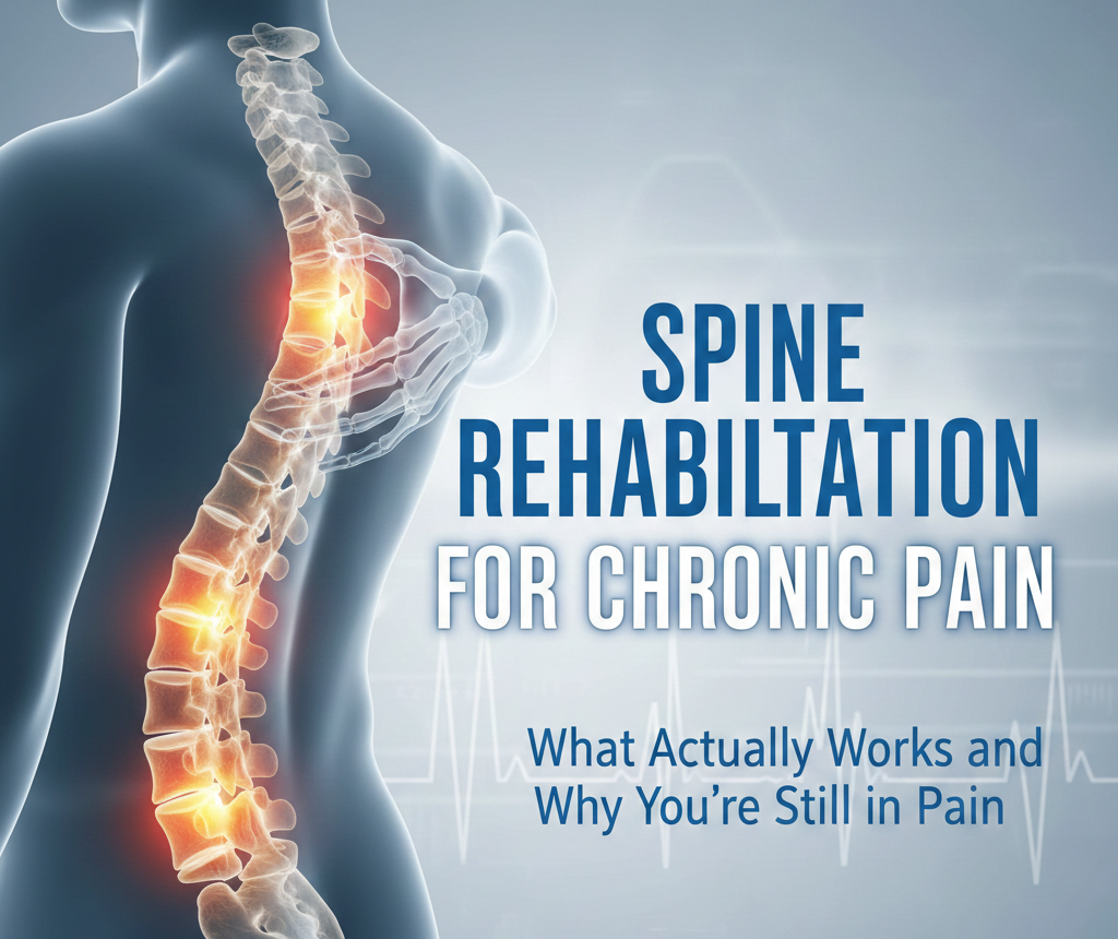 Back pain rehabilitation article visual